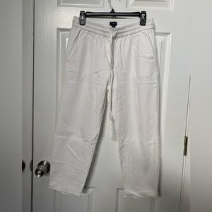 Petite J. Crew Linen Joggers